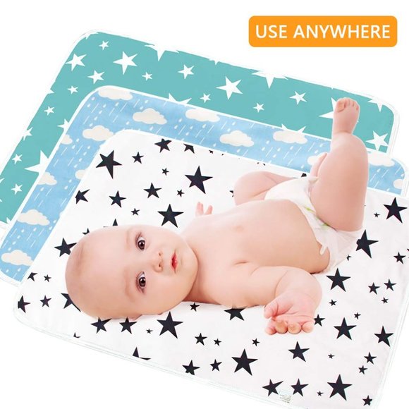 Portable Toddler Diaper Changing Pad Waterproof Baby Change Mats Premium Change - Picture 5 of 9